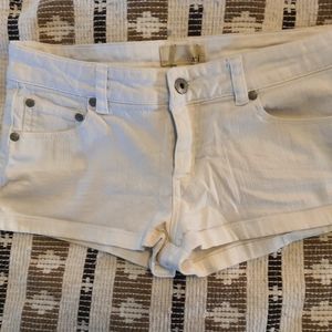 Off-White Jean Shorts By XXi  (Sized 28)